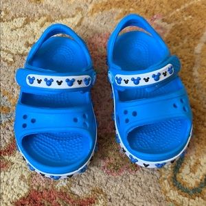 Mickey Mouse Croc Sandals size 4 Toddler